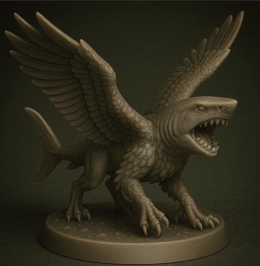 Shark Eagle Hybrid miniature