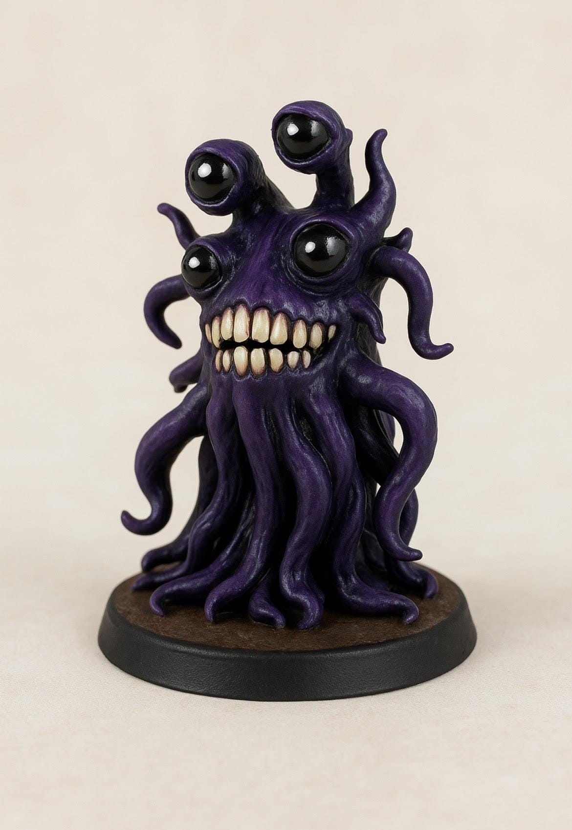 Eldritch tentacle monster miniature