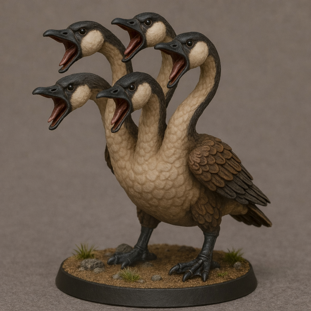 Goosdra miniature: D&D, Pathfinder, Fantasy 3d printed resin miniature