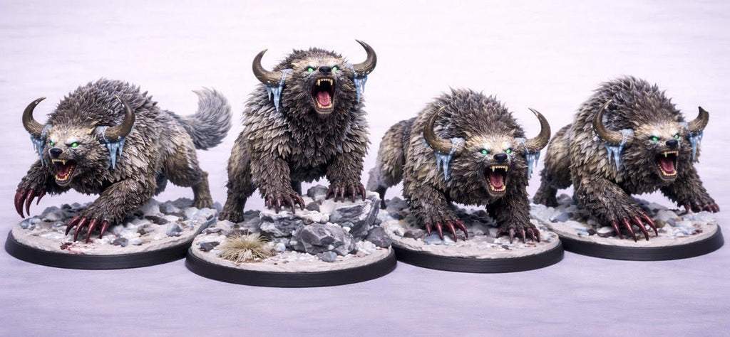 Frosthorn Fury's miniature: D&D, Pathfinder, Fantasy 3d printed resin miniature